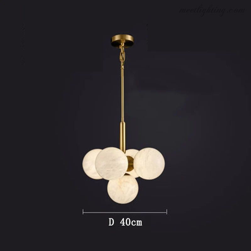 Devia Alabaster Pendant-Meet Lighting