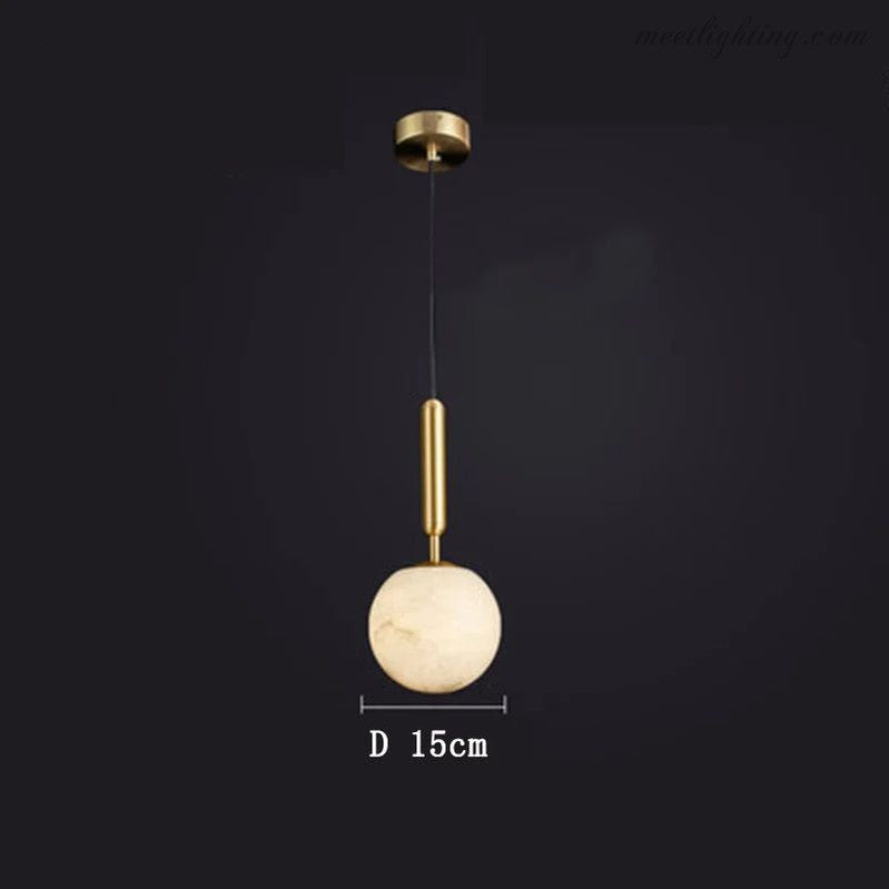 Devia Alabaster Pendant-Meet Lighting