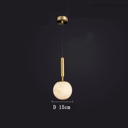 Devia Alabaster Pendant-Meet Lighting