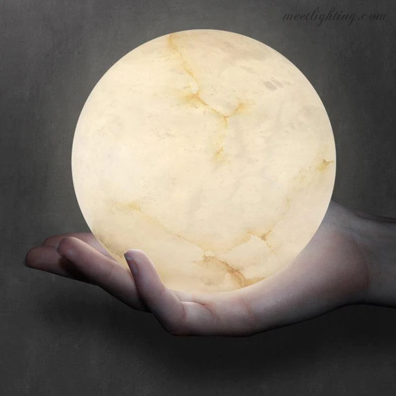 Devia Alabaster Pendant-Meet Lighting