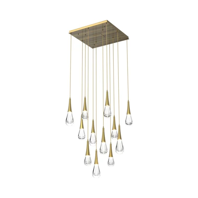 Dolores Square Chandelier-MEET LIGHTING