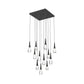 Dolores Square Chandelier-Meet Lighting