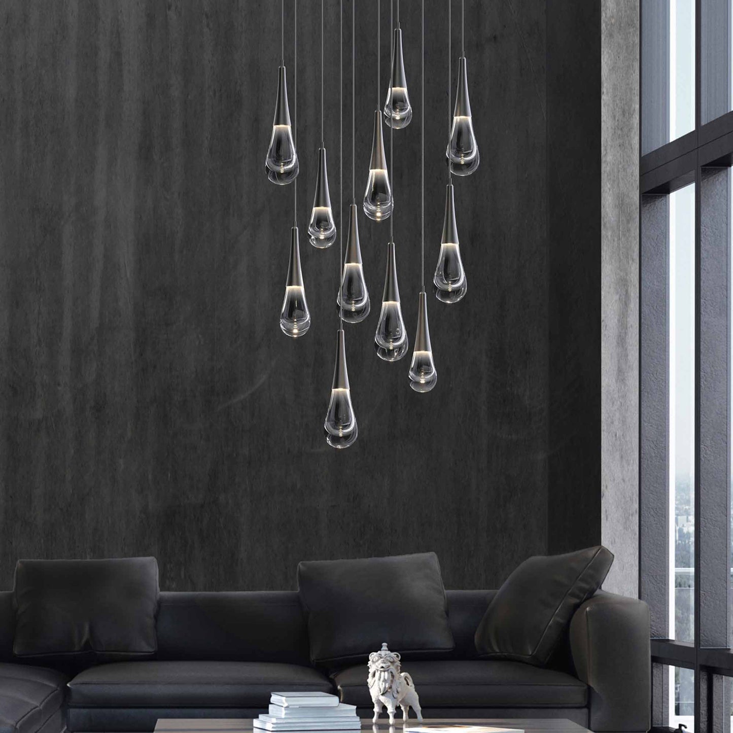 Dolores Square Chandelier-Meet Lighting