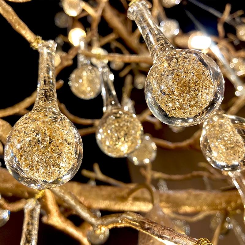 Doris Branch Crystal Chandelier Light-MEET LIGHTING