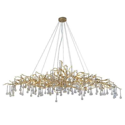 Doris Branch Crystal Chandelier Light-Meet Lighting