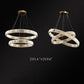 Doro Crystal Round Chandelier-Meet Lighting