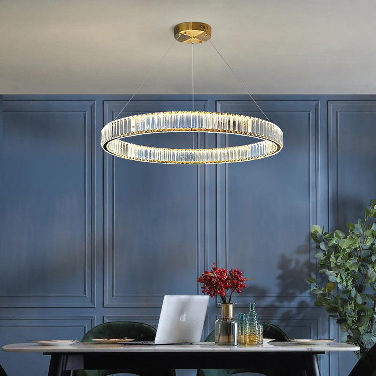 Doro Crystal Round Chandelier-Meet Lighting