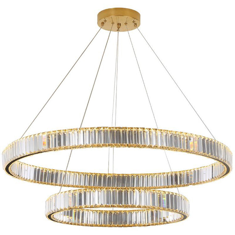 Doro Crystal Round Chandelier-Meet Lighting