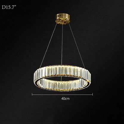 Doro Crystal Round Chandelier-Meet Lighting