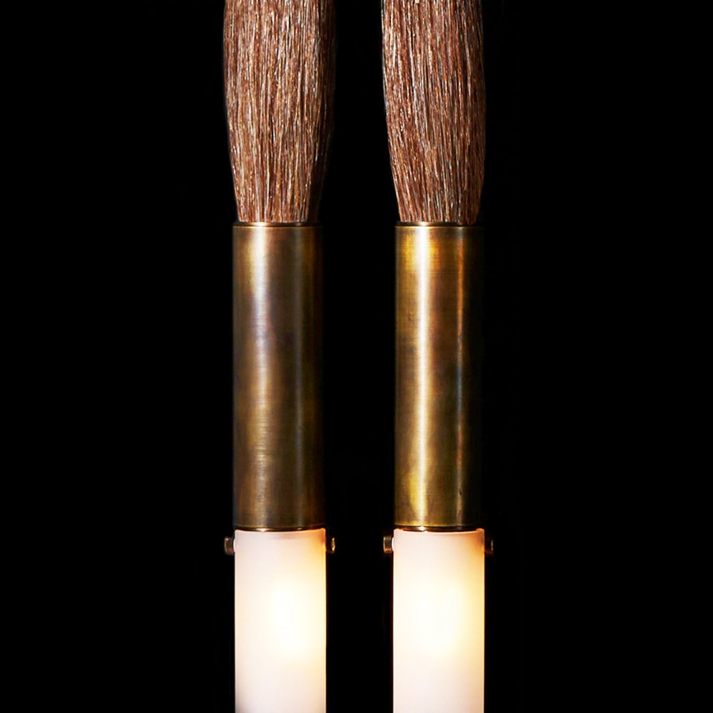 Antonia Horsehair Double Sconce by Meetlighting