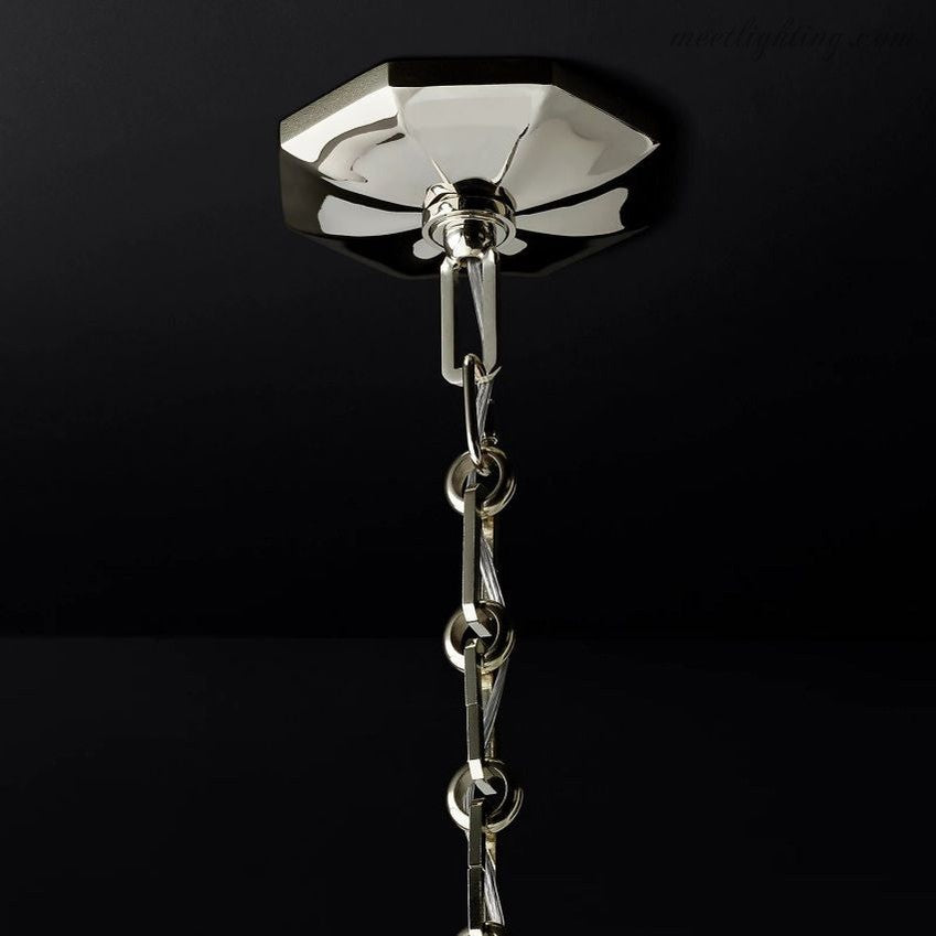 Bonnington Crystal Round Chandelier 24"-MEET LIGHTING