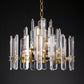 Downton Round Chandelier 24"-Meet Lighting