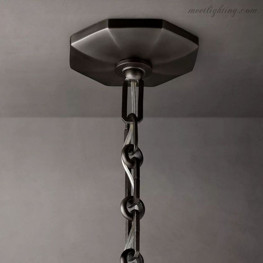 Bonnington Crystal Round Chandelier 36"-MEET LIGHTING