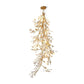 Drooping Ceramic Ginkgo Leaf Chandelier-Meet Lighting