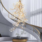 Drooping Ceramic Ginkgo Leaf Chandelier-Meet Lighting