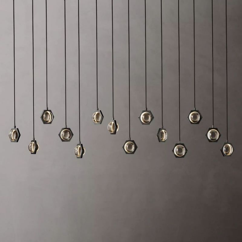 Ecbatant Linear Chandelier 54"-Meet Lighting