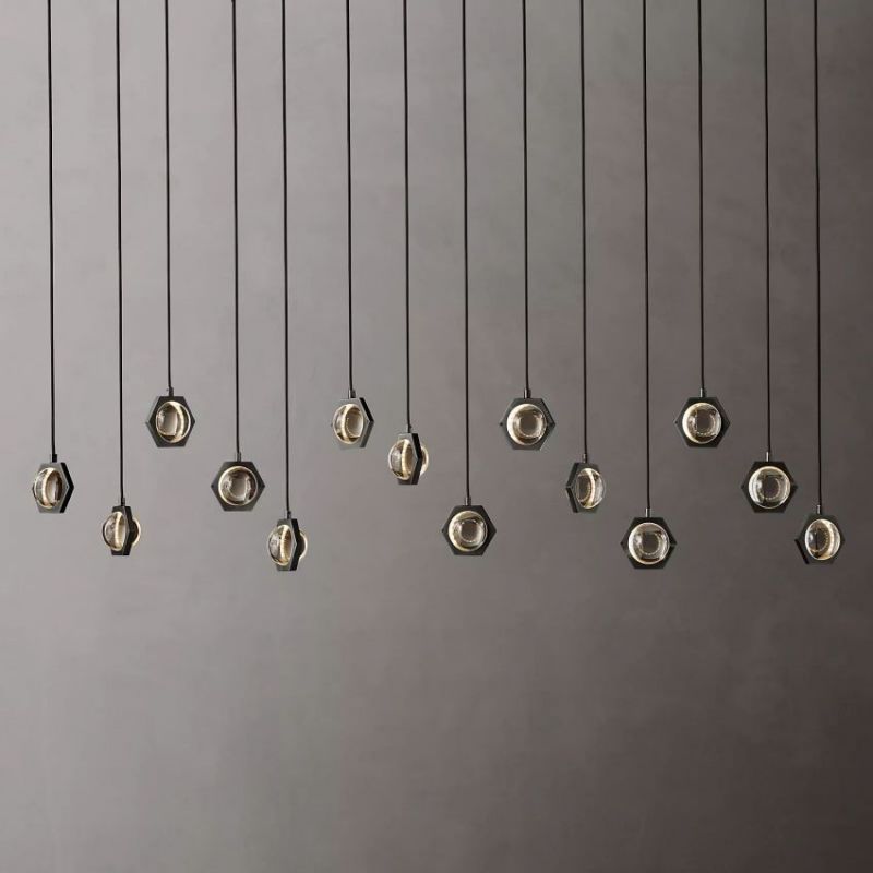 Ecbatant Linear Chandelier 54"-MEET LIGHTING