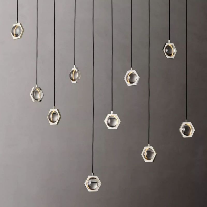 Ecbatant Linear Chandelier 54"-MEET LIGHTING