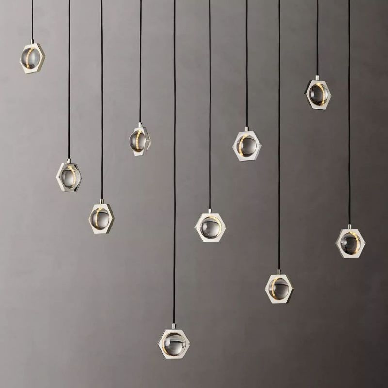 Ecbatant Linear Chandelier 72"-Meet Lighting