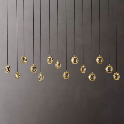 Ecbatant Linear Chandelier 72"-Meet Lighting