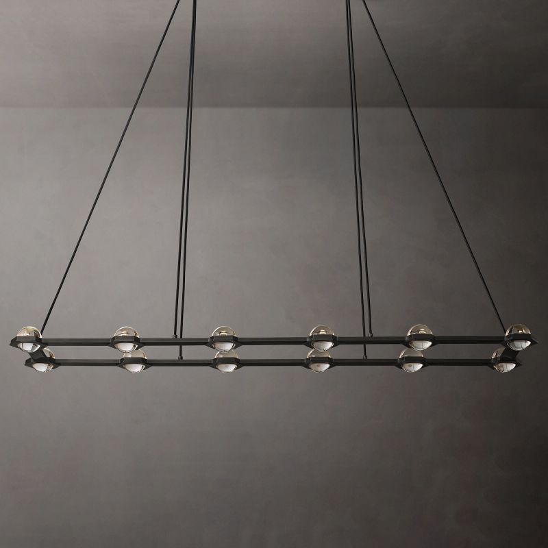 Ecbatant Recyangular Chandelier 72"-Meet Lighting