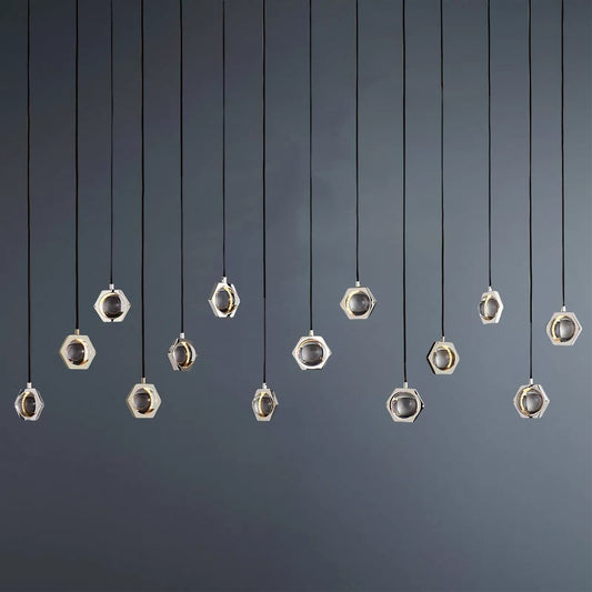 Eclatant Linear Chandelier W 72''-Meet Lighting