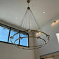 Ecbatant Two-Tier Round Chandelier 60"-Meet Lighting