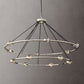 Eclate Two-Tier Round Chandelier 60" chandeliers for dining room,chandeliers for stairways,chandeliers for foyer,chandeliers for bedrooms,chandeliers for kitchen,chandeliers for living room Rbrights Polished Nickel  