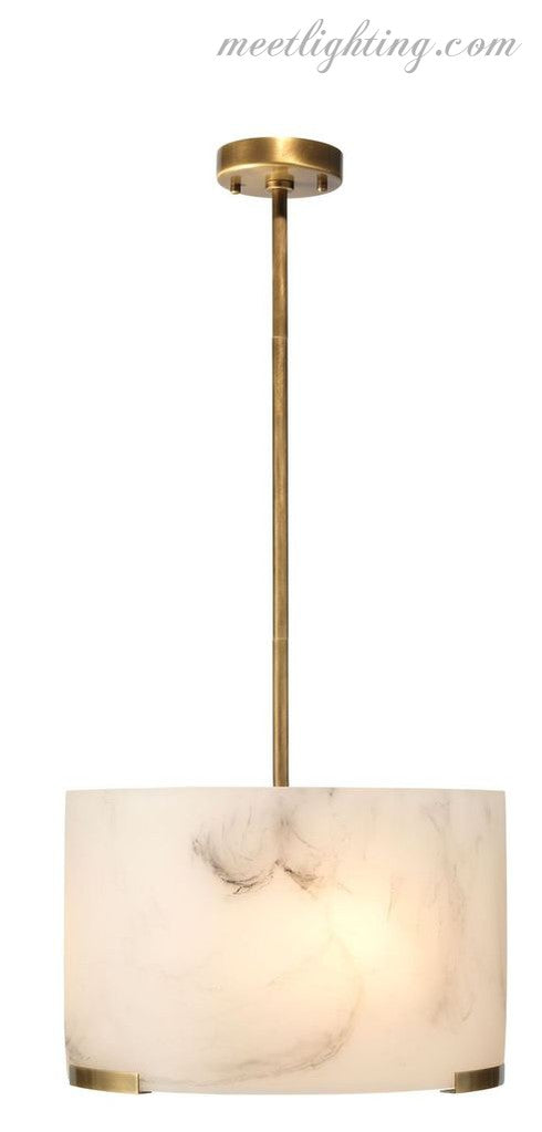 Elancourt Alabaster Pendant-Meet Lighting