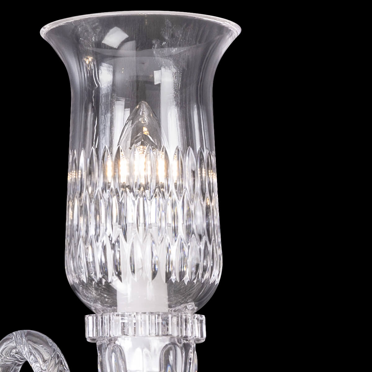 Elegance Crystal Cup Baccarat Wall Sconce-Meet Lighting