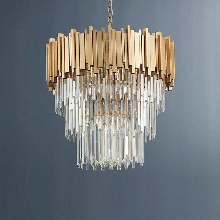 Elian Kaia Crystal Pendant Chandelier-MEET LIGHTING