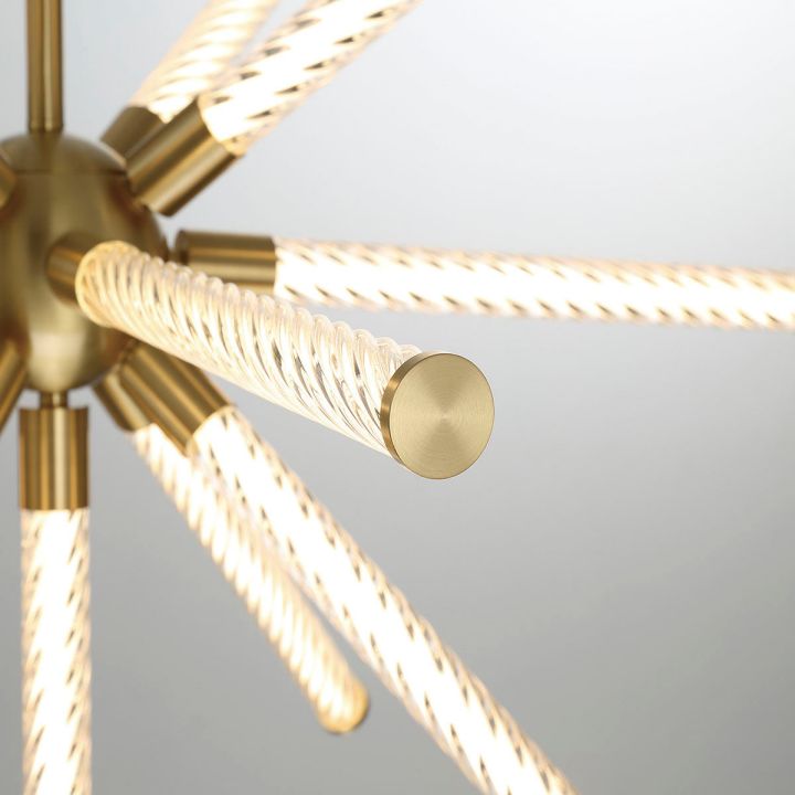 Elvira Round LED Chandelier-Meet Lighting