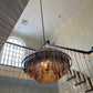 Emile Industrial Wind Round Chandelier 24" 32" 42"-Meet Lighting