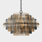 Emile Industrial Wind Round Chandelier 24" 32" 42"-Meet Lighting