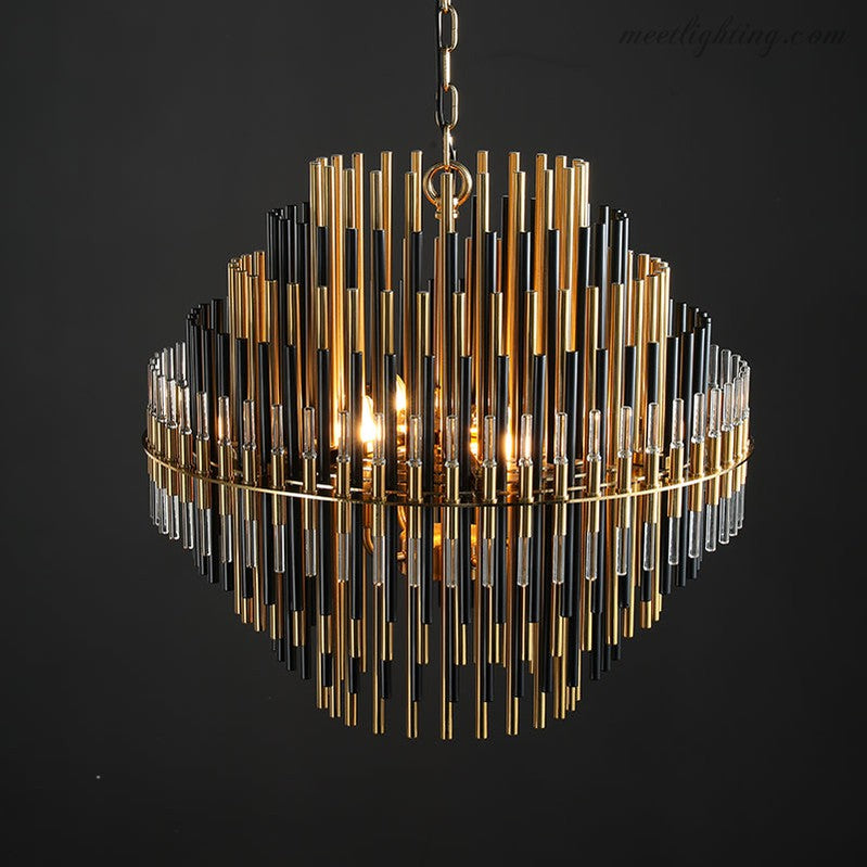 Emily Metal Chandelier For Living Room Dinning Room Bedroom-Meet Lighting