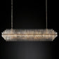 Emily Rectangle Metal Chandelier 54"-Meet Lighting