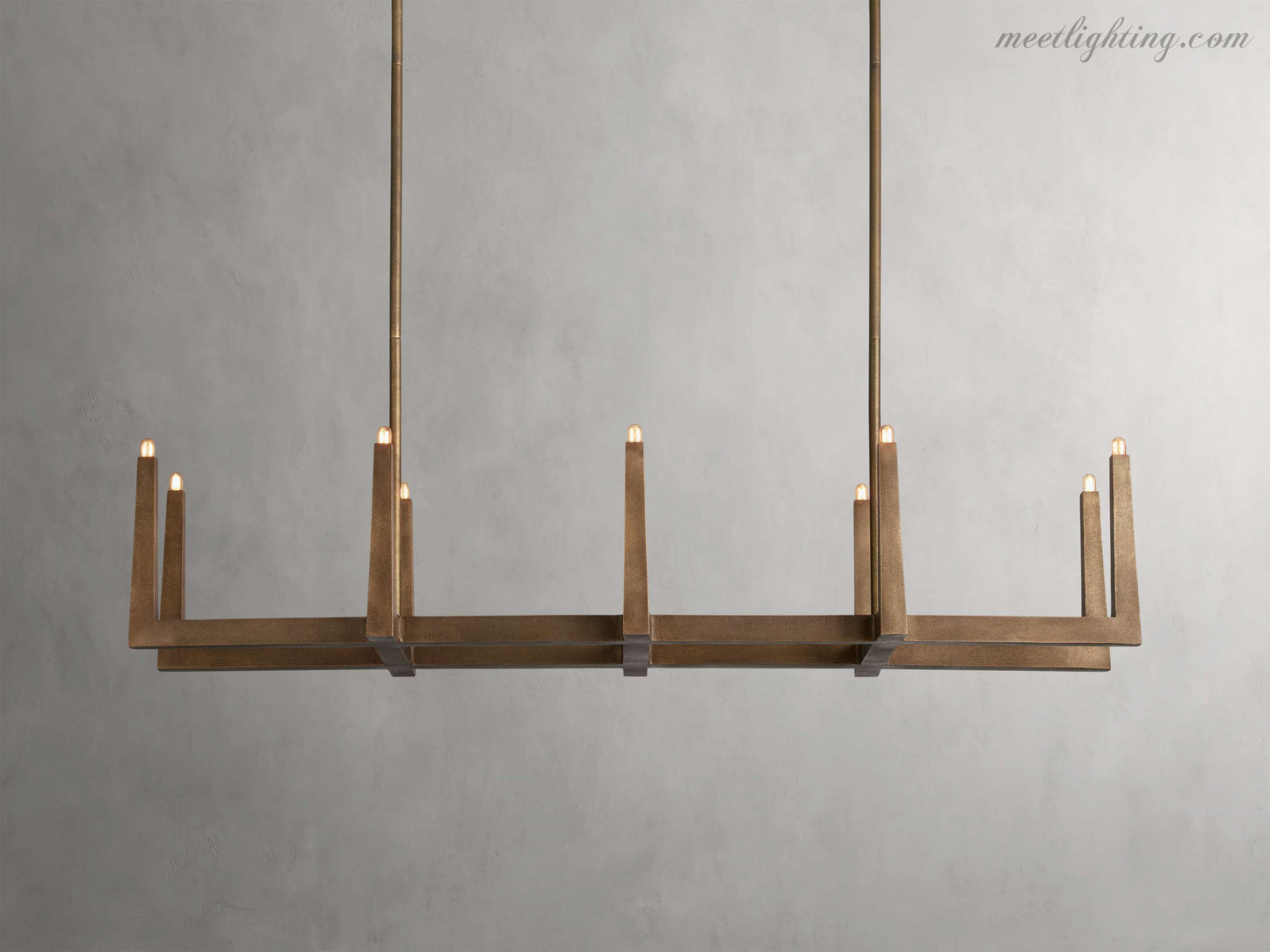 Emmet Linear Chandelier-Meet Lighting