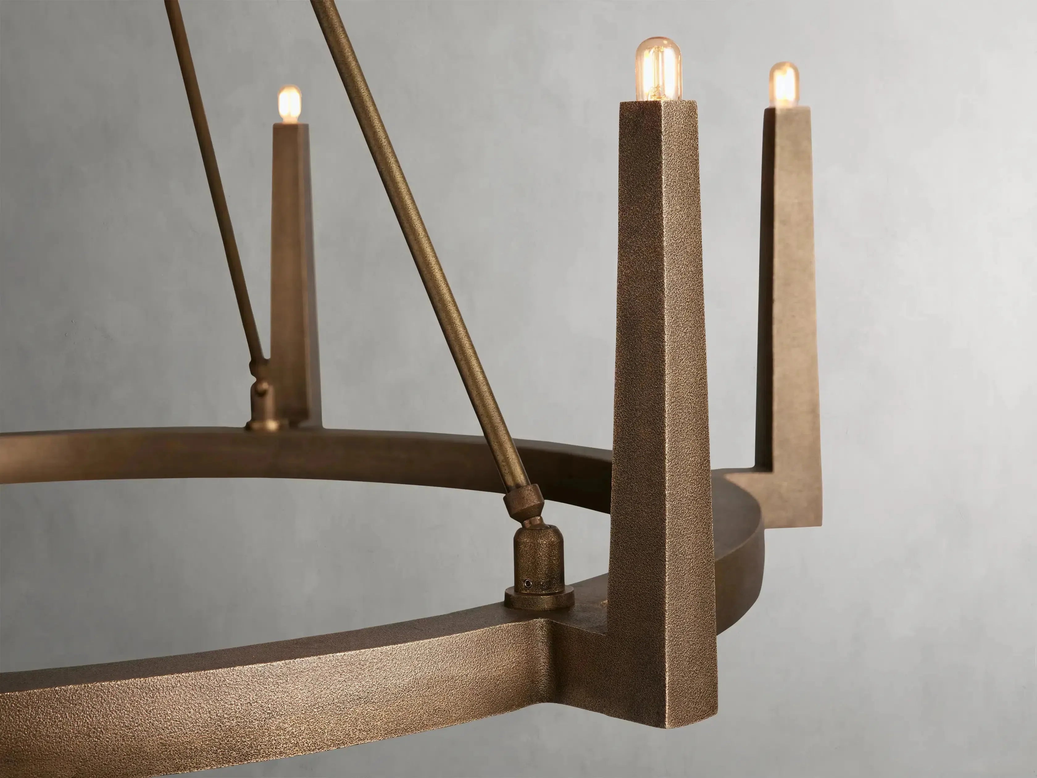 Emmet Round Chandelier 42''54''-MEET LIGHTING