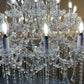 Empire candlestick Royal Crystal chandelier 60”-Meet Lighting