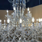 Empire candlestick Royal Crystal chandelier 60”-Meet Lighting