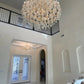 Empire candlestick Royal Crystal chandelier 60”-Meet Lighting