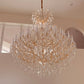 Empire candlestick Royal Crystal chandelier 60”-Meet Lighting