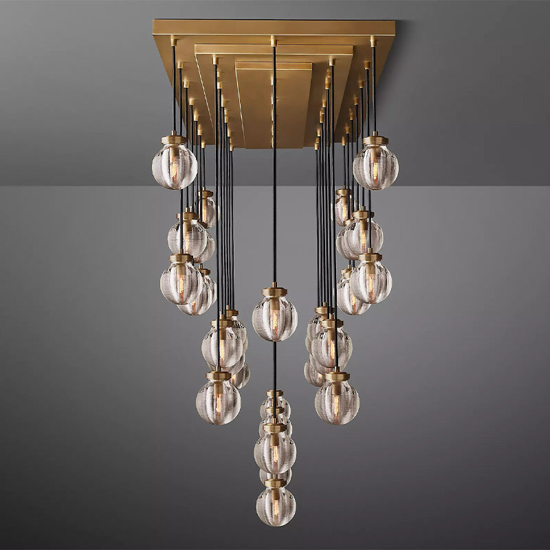 Fantasy Pearl Ball Linear Chandelier 72" chandeliers for dining room,chandeliers for stairways,chandeliers for foyer,chandeliers for bedrooms,chandeliers for kitchen,chandeliers for living room RBRIGHTS   