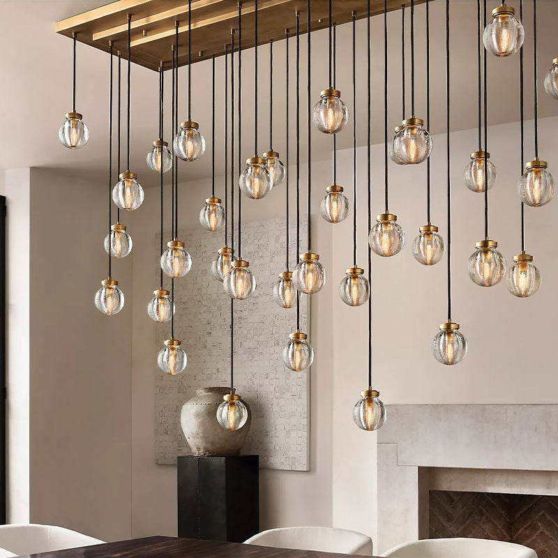 Fantasy Pearl Ball Linear Chandelier 72" chandeliers for dining room,chandeliers for stairways,chandeliers for foyer,chandeliers for bedrooms,chandeliers for kitchen,chandeliers for living room RBRIGHTS   