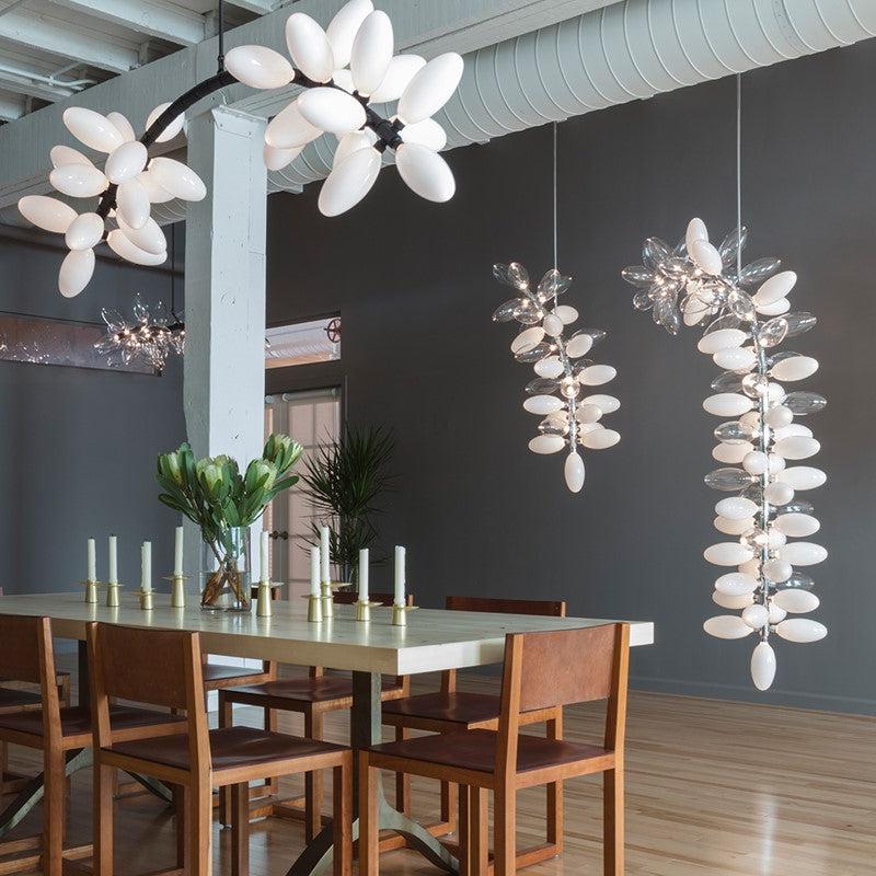 Fashion Grape Artistic Linear Chandelier-MEET LIGHTING