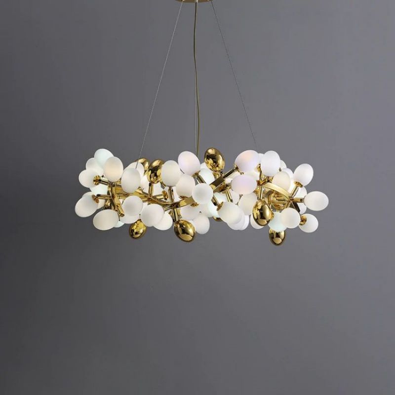 Fashion Grape Circle Branch Chandelier-MEET LIGHTING