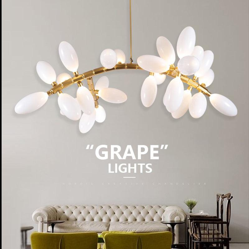 Fashion Grape Linear Chandelier 57" L-Meet Lighting