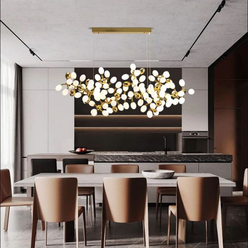 Fashion Grape Linear Chandelier-MEET LIGHTING