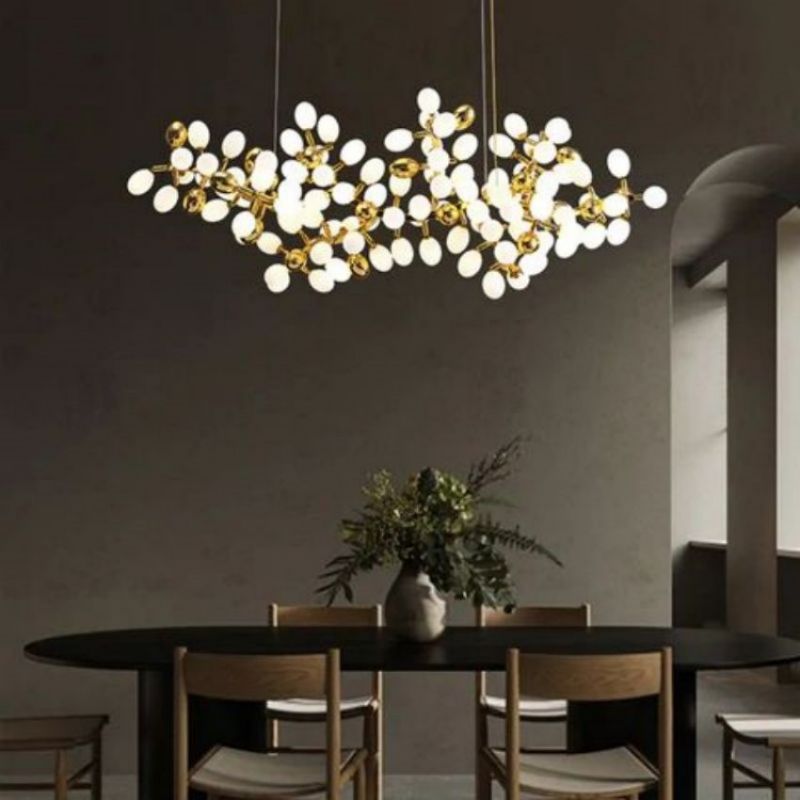 Fashion Grape Linear Chandelier-Meet Lighting