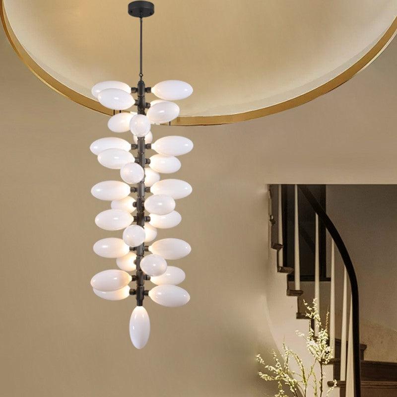 Fashion Vertical Long Grape Chandelier-MEET LIGHTING